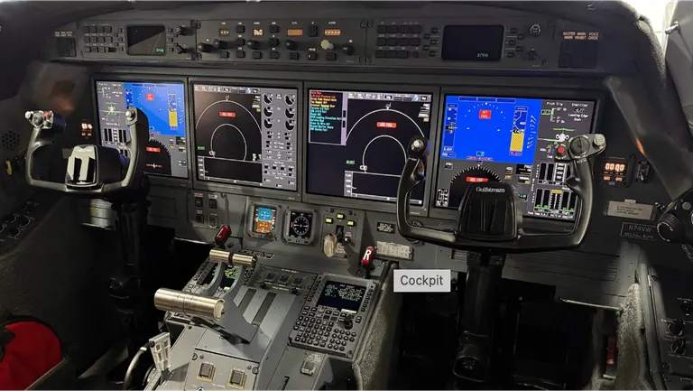 2004 Gulfstream G550 cabin