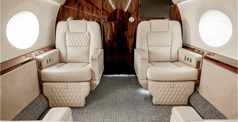 2004 Gulfstream G550 cabin