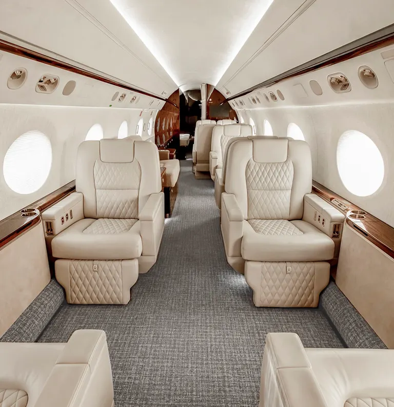 2004 Gulfstream G550 cabin