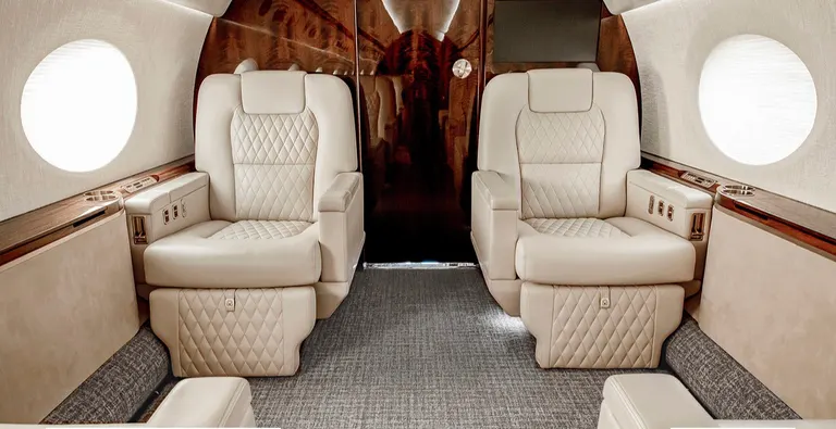 2004 Gulfstream G550 cabin