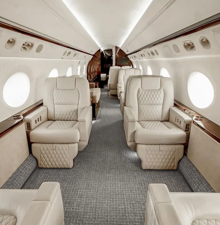 2004 Gulfstream G550 cabin
