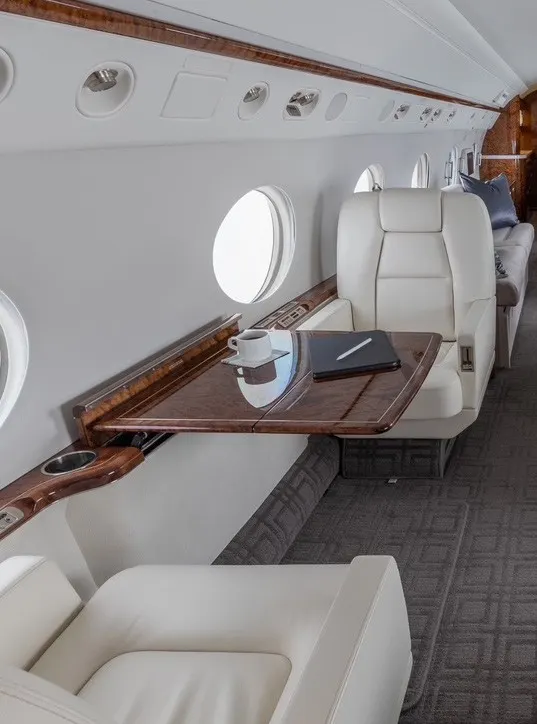 2004 Gulfstream G550 cabin