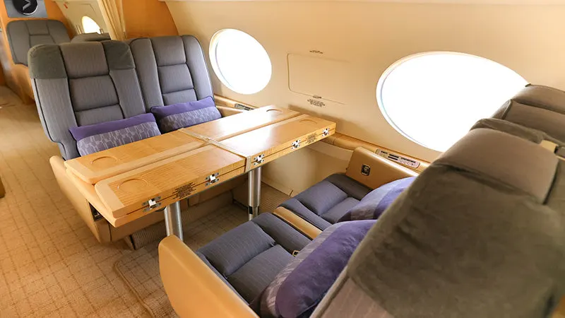 2005 Gulfstream G550 cabin