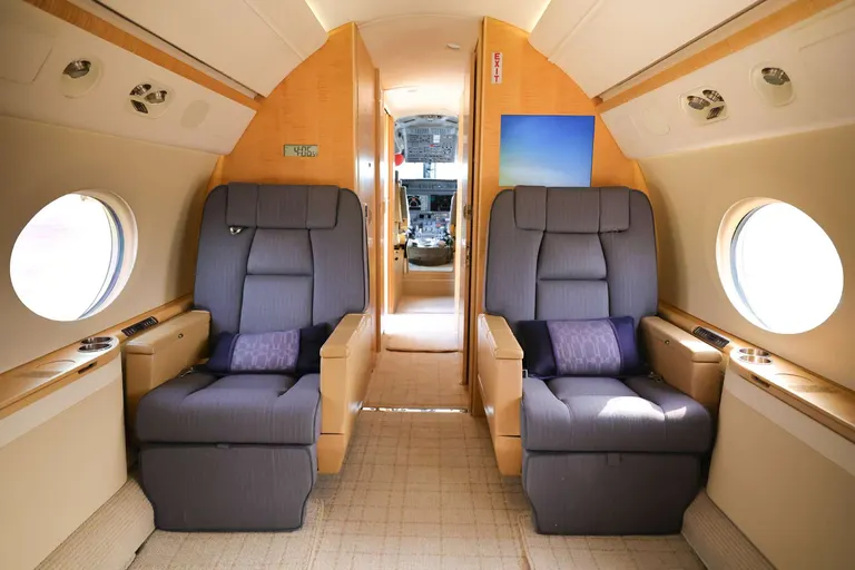 2005 Gulfstream G550 cabin