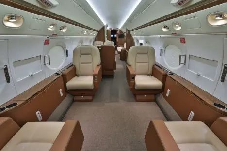 2006 Gulfstream G550 cabin