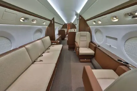 2006 Gulfstream G550 cabin