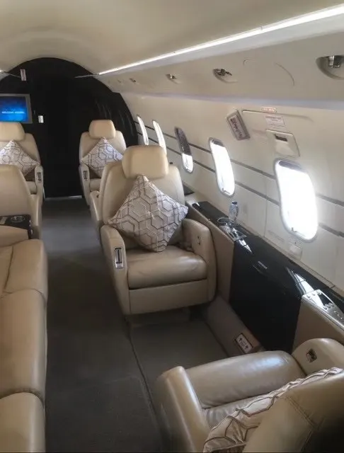 2007 Gulfstream G550 cabin
