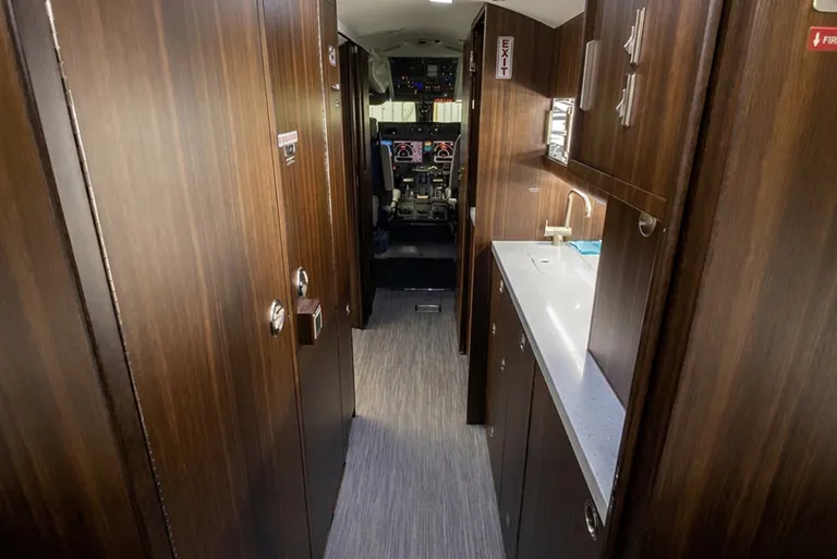 2007 Gulfstream G550 cabin