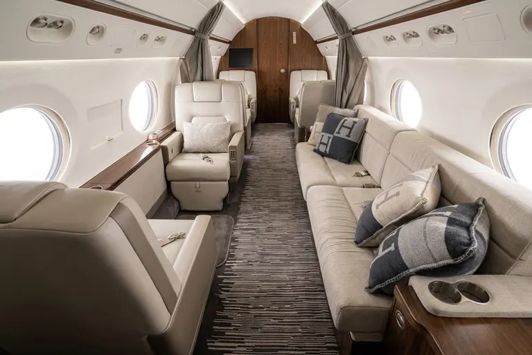 2007 Gulfstream G550 cabin
