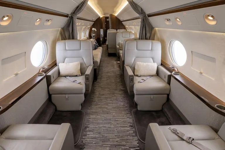 2007 Gulfstream G550 cabin