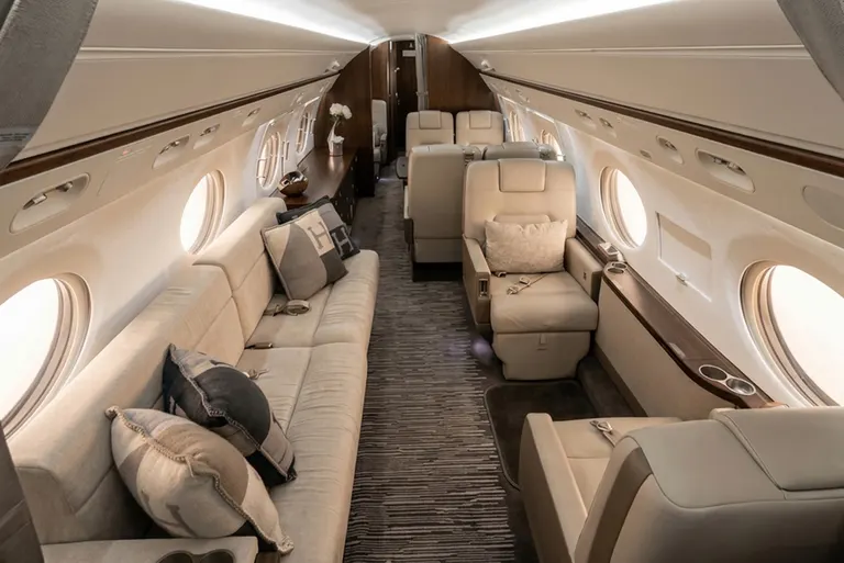 2007 Gulfstream G550 cabin