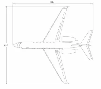 2007 Gulfstream G550 exterior
