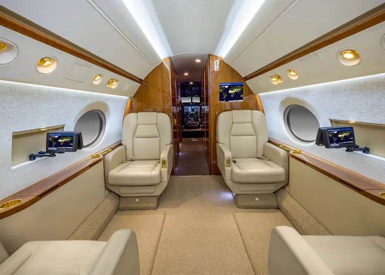2007 Gulfstream G550 cabin
