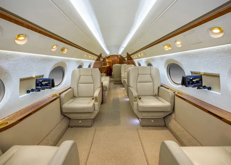 2007 Gulfstream G550 cabin
