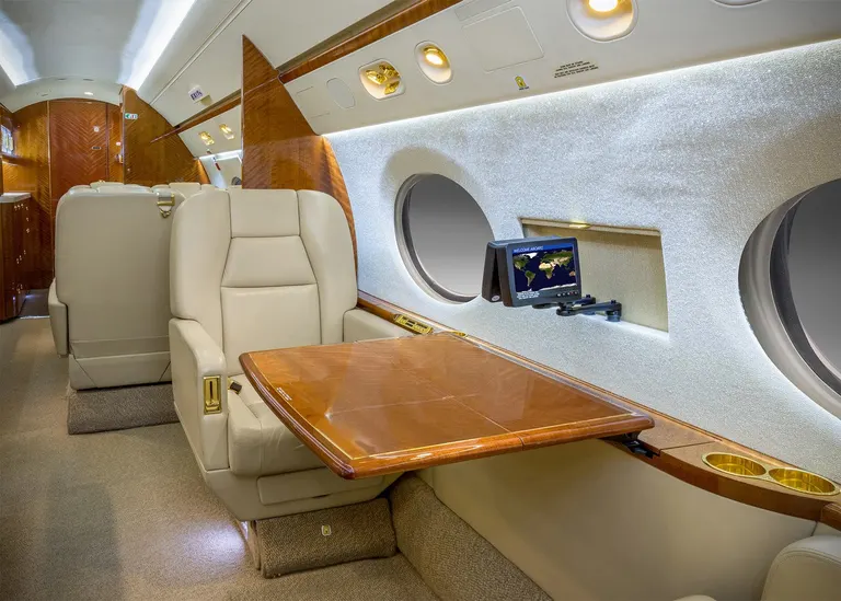 2007 Gulfstream G550 cabin