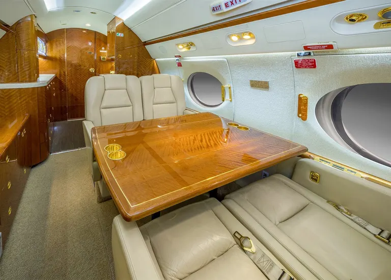 2007 Gulfstream G550 cabin