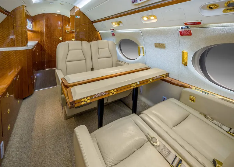 2007 Gulfstream G550 cabin