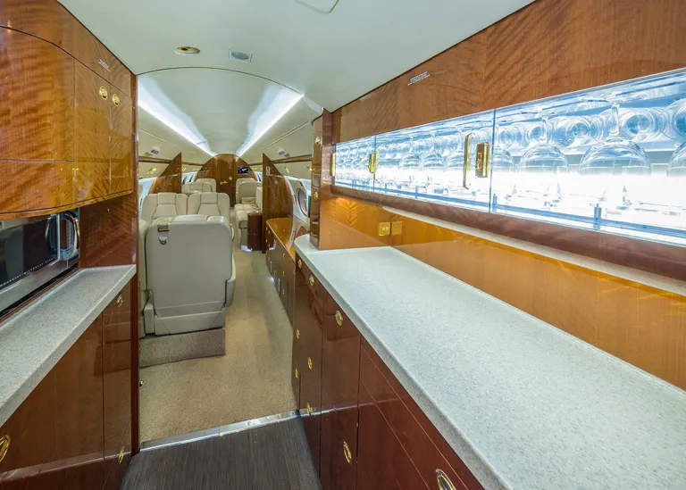 2007 Gulfstream G550 cabin