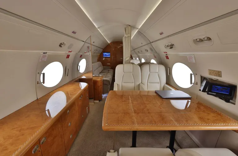 2007 Gulfstream G550 cabin