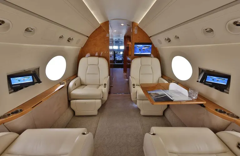 2007 Gulfstream G550 cabin