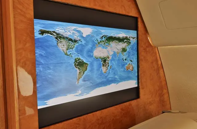 2007 Gulfstream G550 cabin