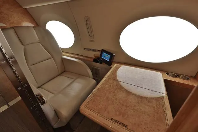 2007 Gulfstream G550 cabin