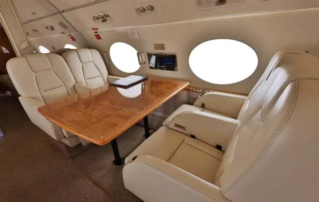 2007 Gulfstream G550 cabin