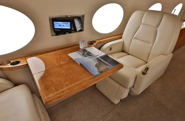 2007 Gulfstream G550 cabin