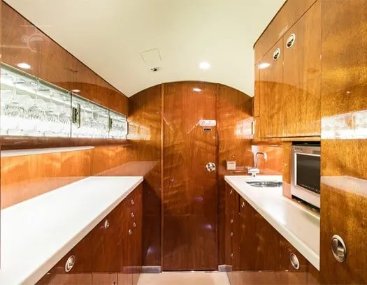 2008 Gulfstream G550 cabin
