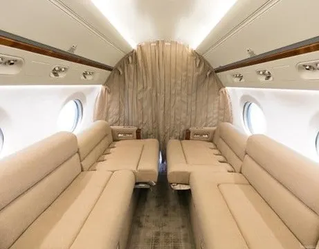 2008 Gulfstream G550 cabin