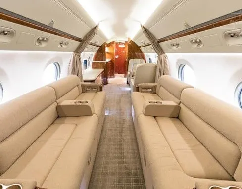 2008 Gulfstream G550 cabin