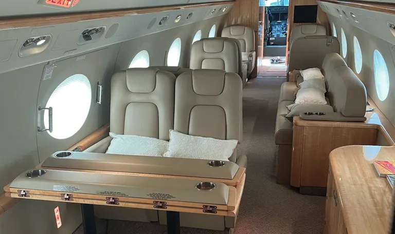 2009 Gulfstream G550 cabin