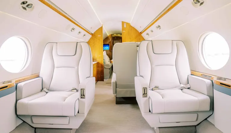 2009 Gulfstream G550 cabin
