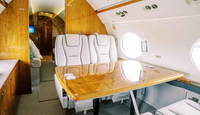 2009 Gulfstream G550 cabin