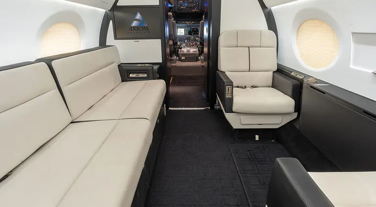 2010 Gulfstream G550 cabin