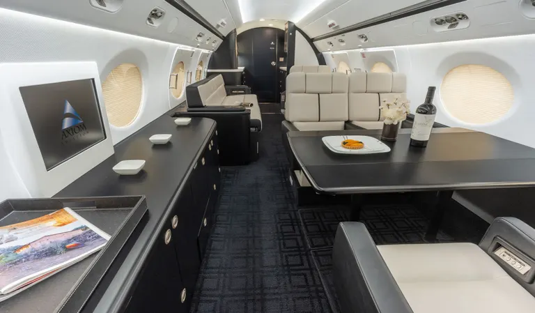 2010 Gulfstream G550 cabin