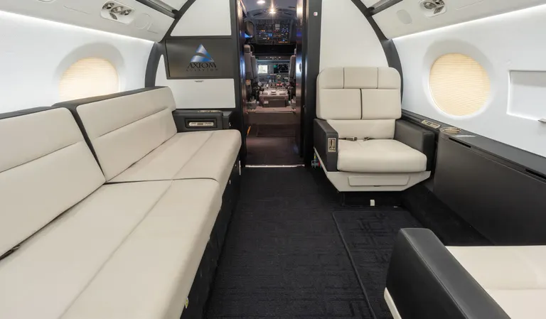 2010 Gulfstream G550 cabin