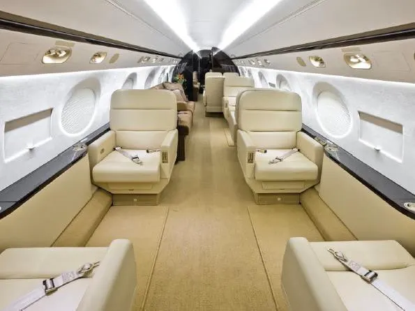 2010 Gulfstream G550 cabin