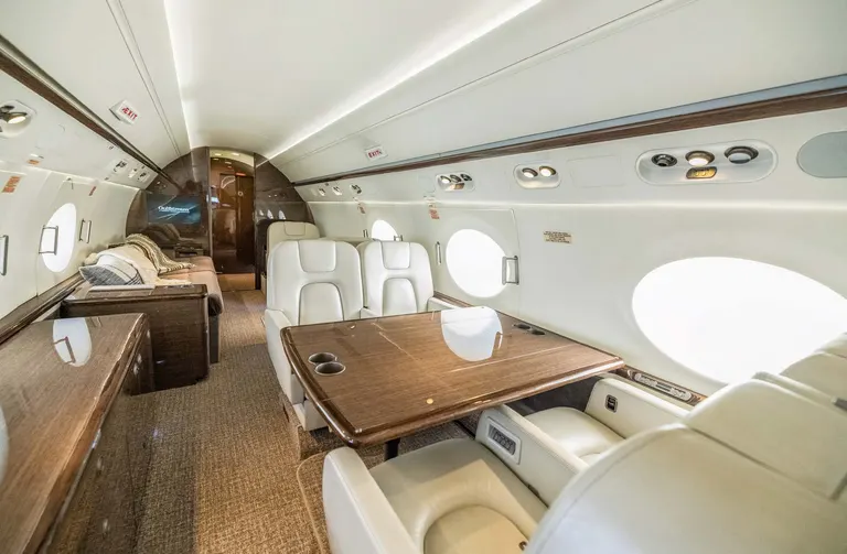 2011 Gulfstream G550 cabin