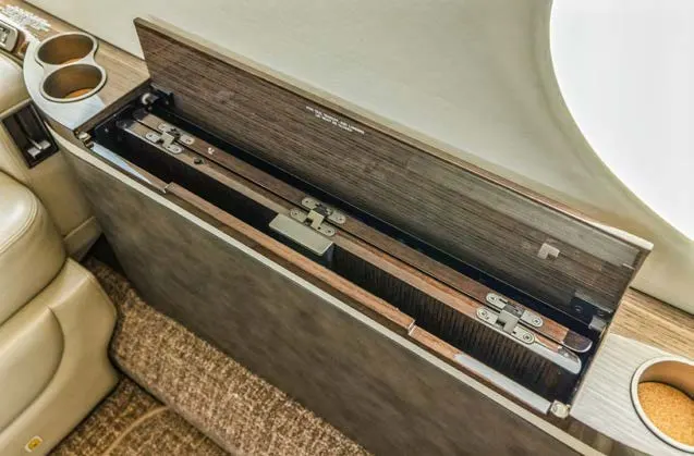 2011 Gulfstream G550 cabin