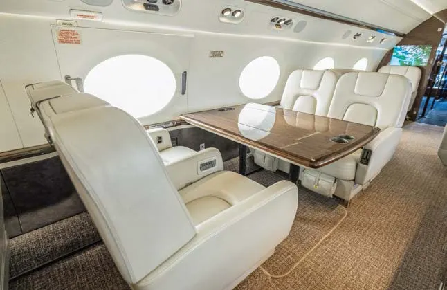2011 Gulfstream G550 cabin