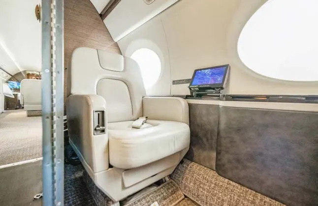 2011 Gulfstream G550 cabin