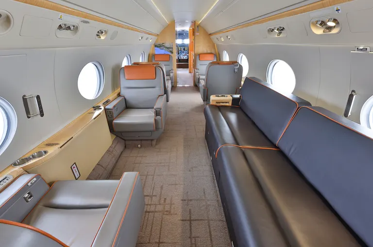 2011 Gulfstream G550 cabin