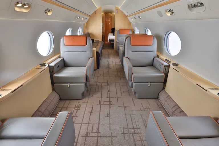 2011 Gulfstream G550 cabin