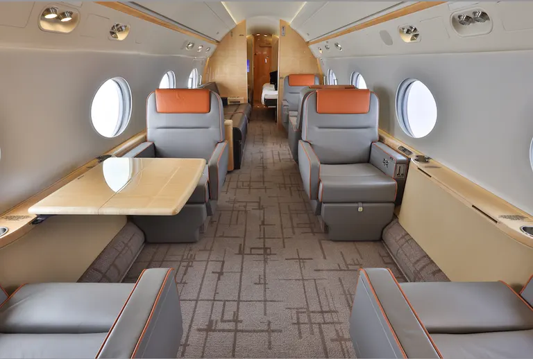 2011 Gulfstream G550 cabin