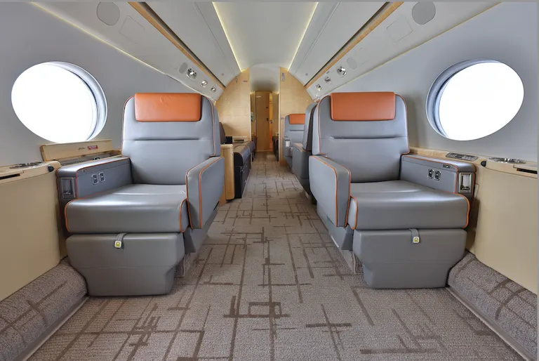 2011 Gulfstream G550 cabin