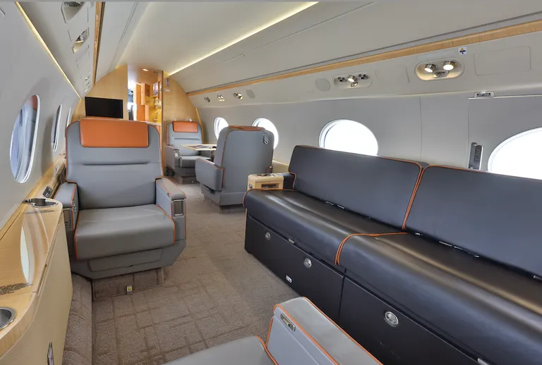 2011 Gulfstream G550 cabin