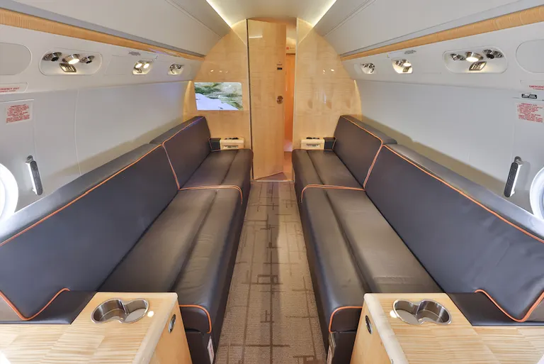 2011 Gulfstream G550 cabin