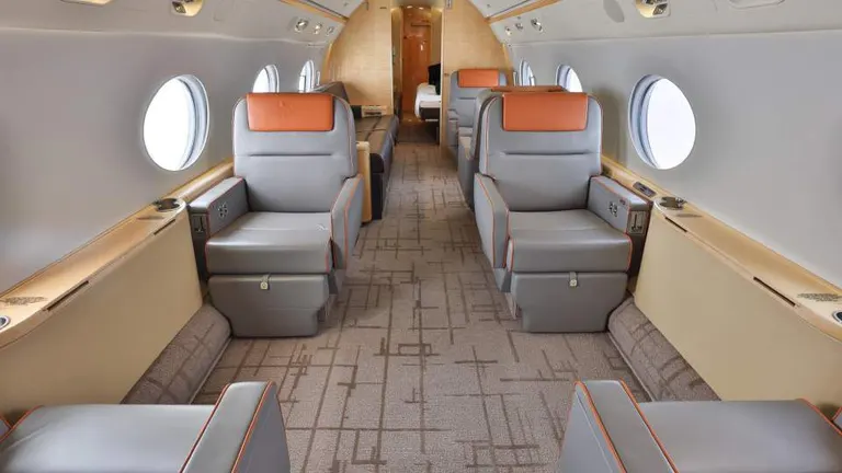2011 Gulfstream G550 cabin
