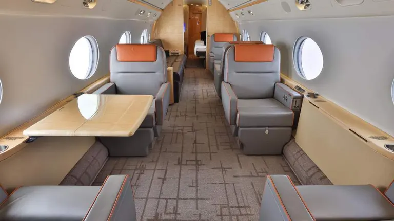 2011 Gulfstream G550 cabin